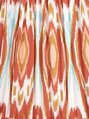 Pacific Lifestyle Cinnamon Izara Ikat Patterned Mushroom Pleat Tapered Shade - Image 2 of 2