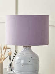 Pacific Lifestyle Pink Rene Velvet Cylinder Shade - Image 4 of 4