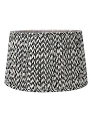 Pacific Lifestyle Black Vienna Chevron Mushroom Pleat Shade - Image 2 of 4
