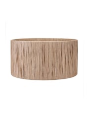 Pacific Lifestyle Natural Tilia Raffia Cylinder Shade - Image 3 of 6