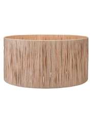 Pacific Lifestyle Natural Tilia Raffia Cylinder Shade - Image 4 of 6