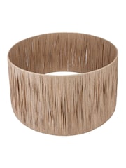 Pacific Lifestyle Natural Tilia Raffia Cylinder Shade - Image 5 of 6