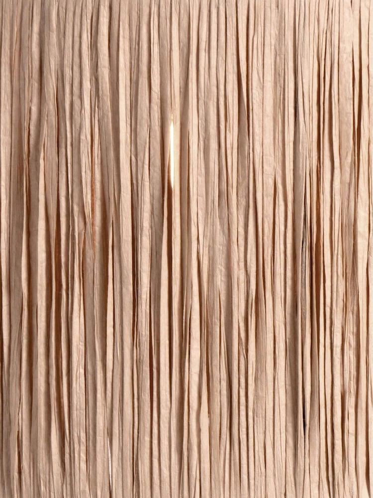 Pacific Lifestyle Natural Tilia Raffia Cylinder Shade - Image 6 of 6
