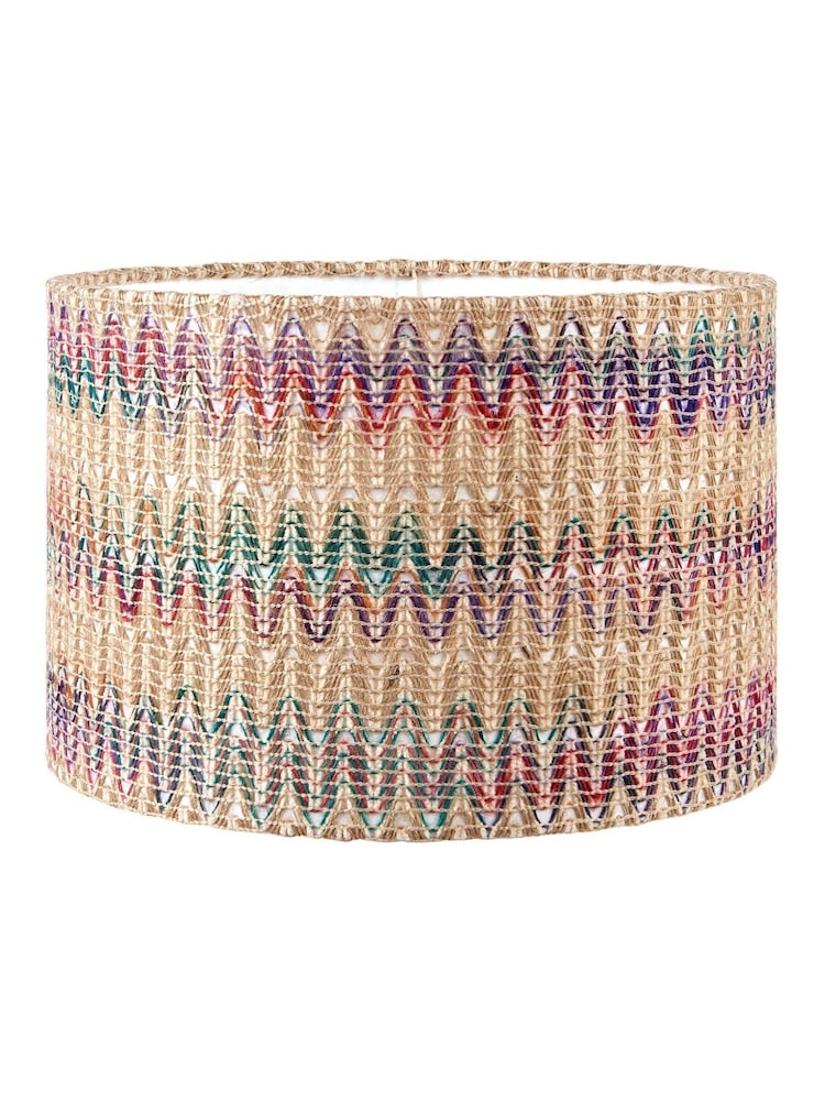 Pacific Lifestyle Multi Langtang Woven Cylinder Shade - Image 1 of 3