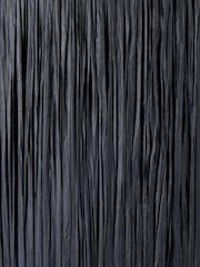 Pacific Lifestyle Black Tilia Raffia Cylinder Shade - Image 2 of 3