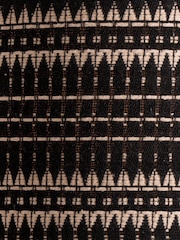 Pacific Lifestyle Black and white Ladakh Woven Cylinder Shade - Image 3 of 3