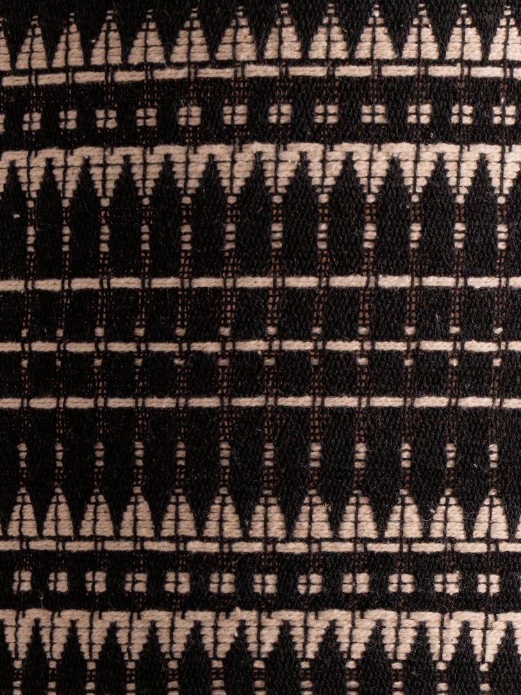 Pacific Lifestyle Black and white Ladakh Woven Cylinder Shade - Image 3 of 3