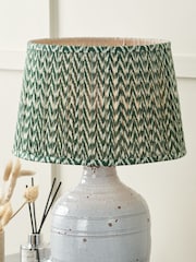 Pacific Lifestyle Green Vienna Chevron Mushroom Pleat Shade - Image 1 of 5