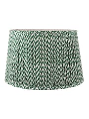 Pacific Lifestyle Green Vienna Chevron Mushroom Pleat Shade - Image 2 of 5