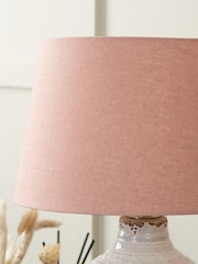 Pacific Lifestyle Apricot Edward Linen Cylinder Shade - Image 4 of 4