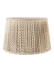 Pacific Lifestyle Taupe Vienna Chevron Mushroom Pleat Shade - Image 2 of 5