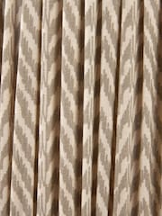 Pacific Lifestyle Taupe Vienna Chevron Mushroom Pleat Shade - Image 5 of 5