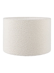 Pacific Lifestyle White Rouen Boucle Cylinder Shade - Image 1 of 3