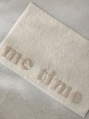 Natural Me Time Slogan 100% Cotton Bathmat - Image 2 of 4
