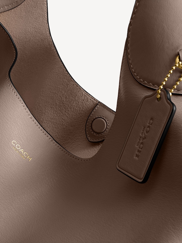 COACH Dark Stone Brooklyn Shoulder Bag - Image 9 of 9