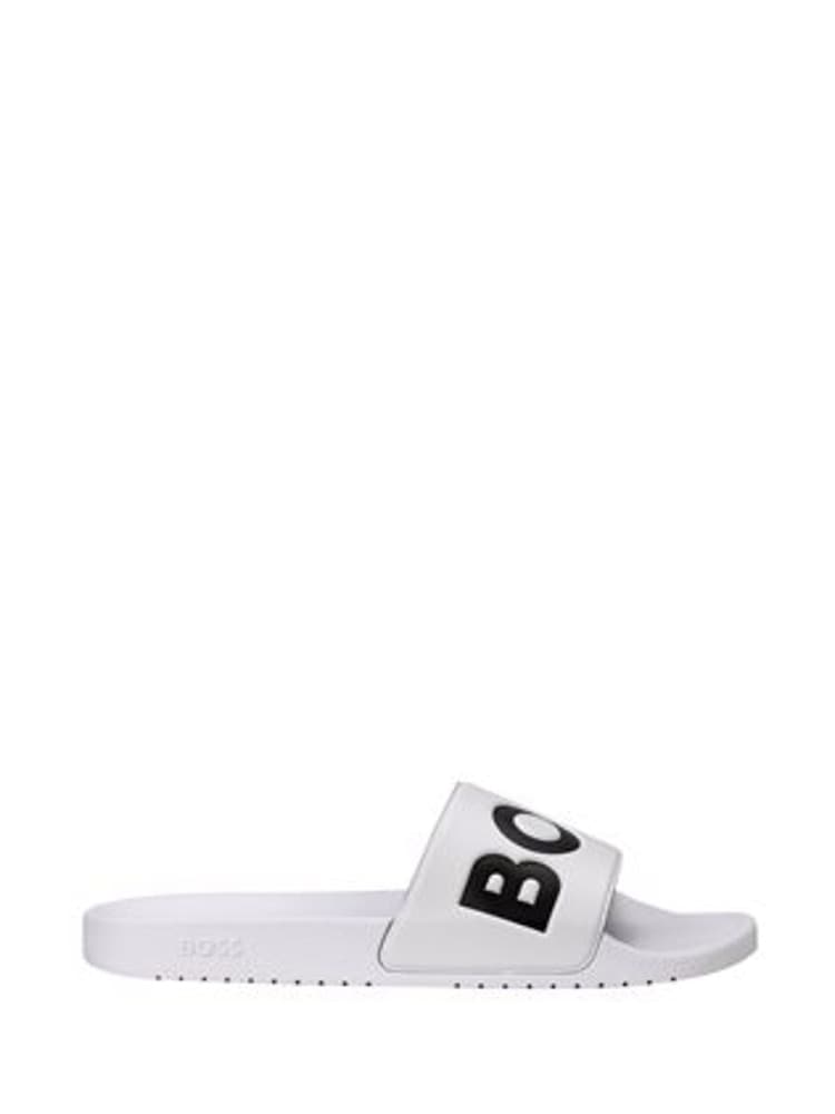 BOSS White Large Logo Sliders - Image 3 of 3