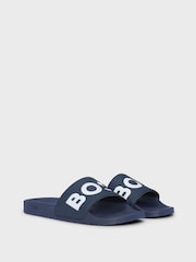 BOSS Blue Large Logo Sliders - Image 3 of 4