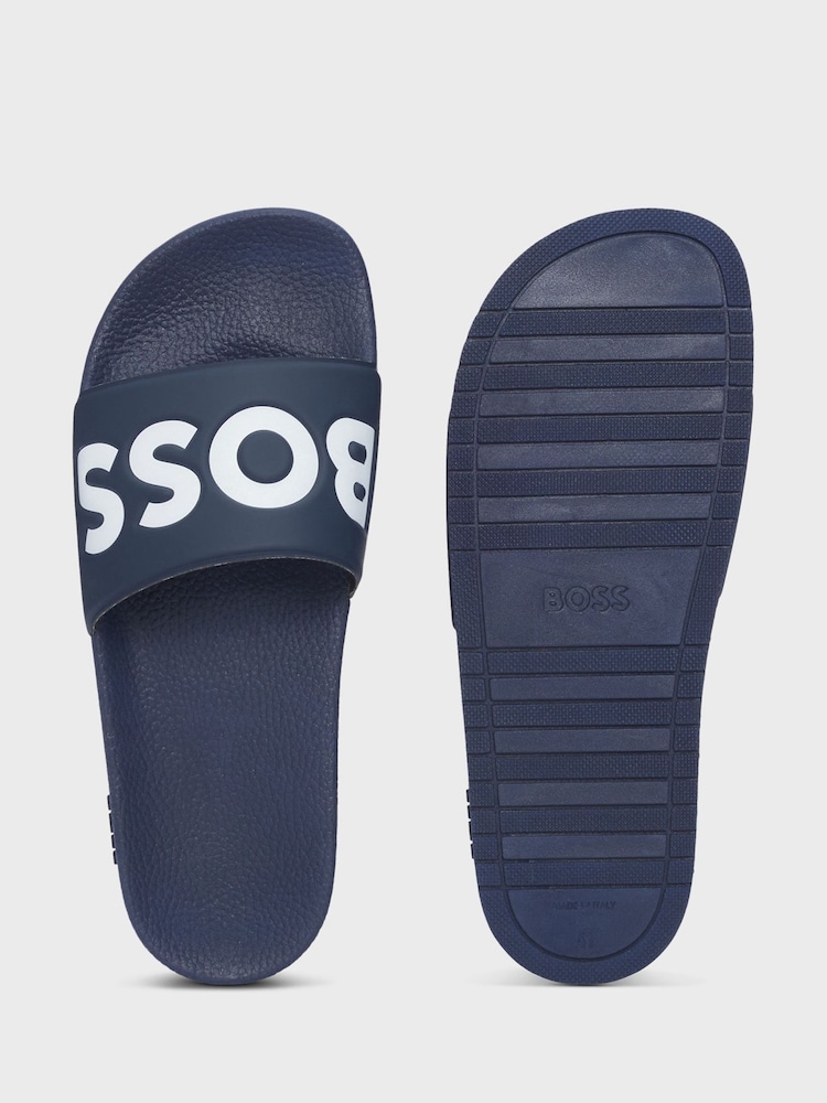 BOSS Blue Large Logo Sliders - Image 4 of 4