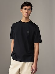 BOSS Black Mercerised 100% Cotton T-Shirt - Image 1 of 4
