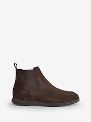 BOSS Brown Leather Chelsea Boots - Image 1 of 4