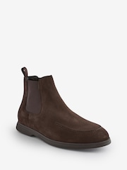 BOSS Brown Leather Chelsea Boots - Image 2 of 4