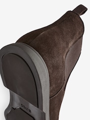 BOSS Brown Leather Chelsea Boots - Image 4 of 4