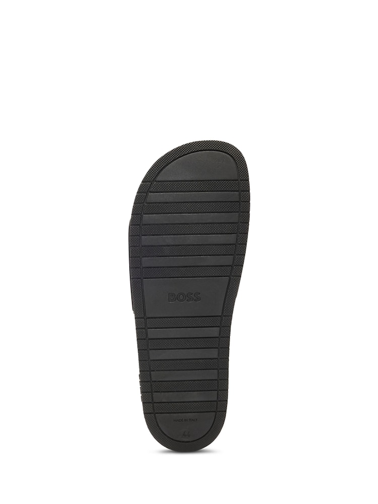 BOSS Black/Chrome Large Logo Sliders - Image 7 of 7