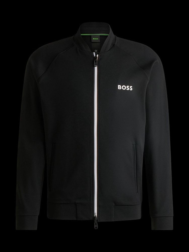 BOSS x Matteo Black Berrettini Active Regular Fit Sweatshirt - Image 5 of 5