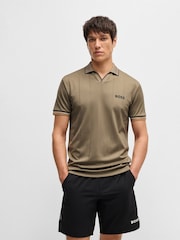 BOSS Green x Matteo Berrettini Stretch Active Polo Shirt - Image 1 of 5