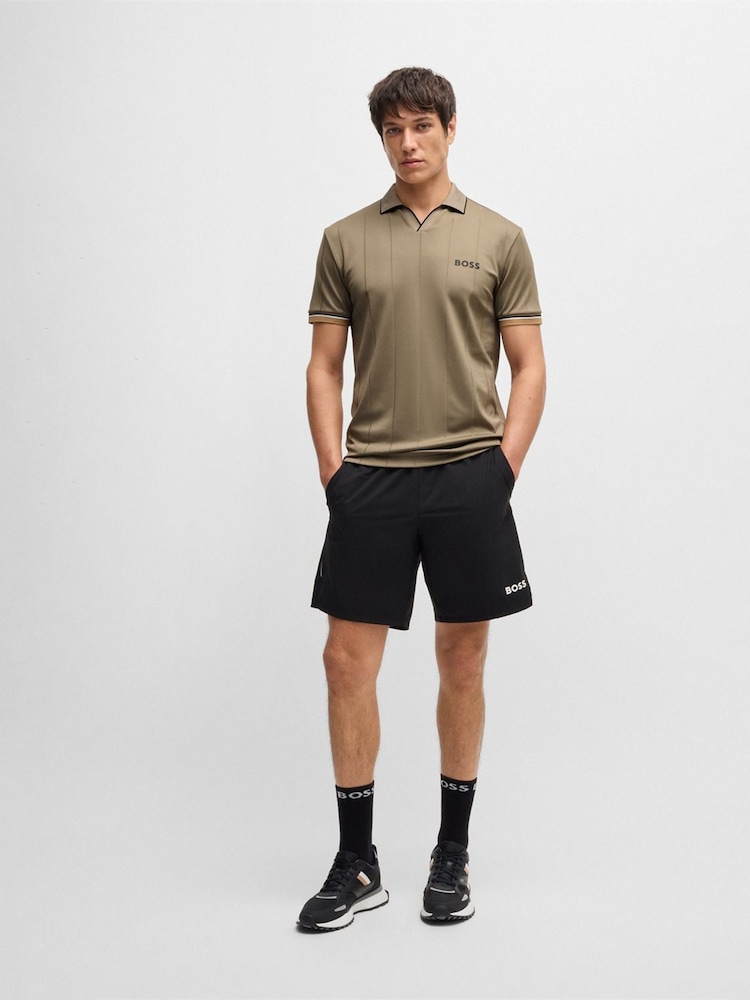 BOSS Green x Matteo Berrettini Stretch Active Polo Shirt - Image 2 of 5