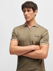 BOSS Green x Matteo Berrettini Stretch Active Polo Shirt - Image 4 of 5