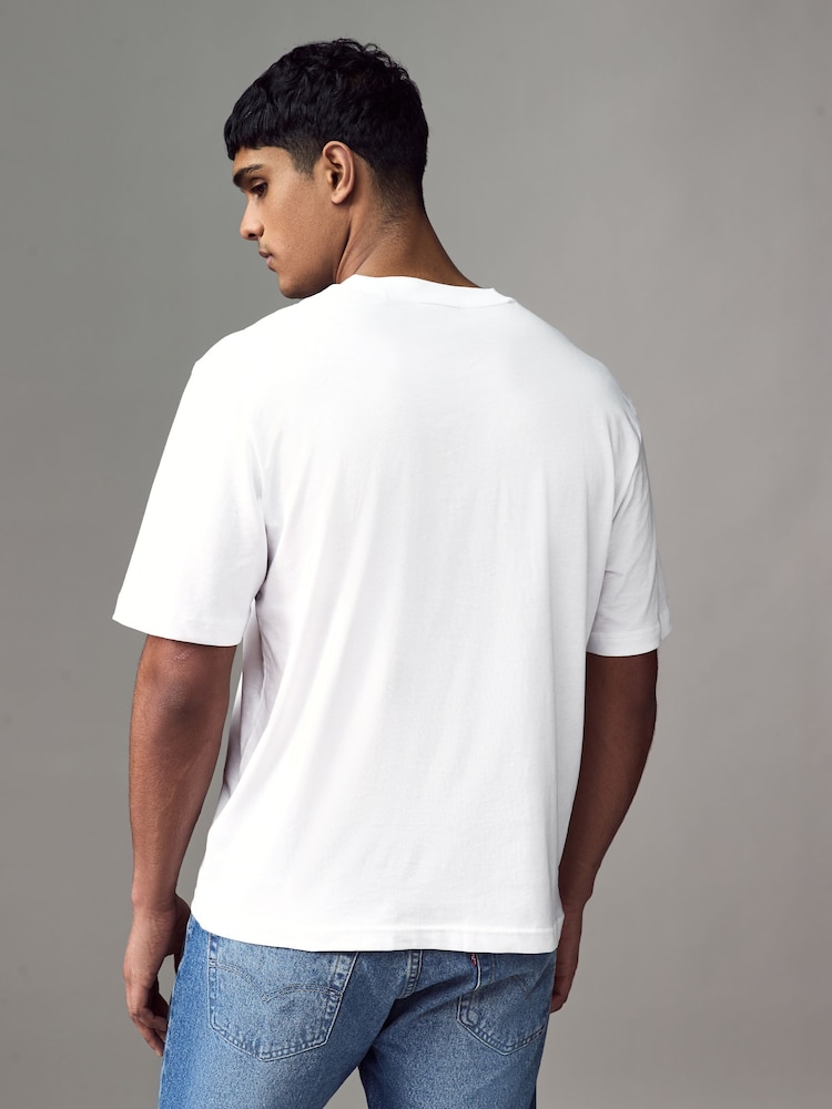 HUGO Regular Fit Artwork 100% Cotton Jersey T-Shirt - Bild 2 von 4