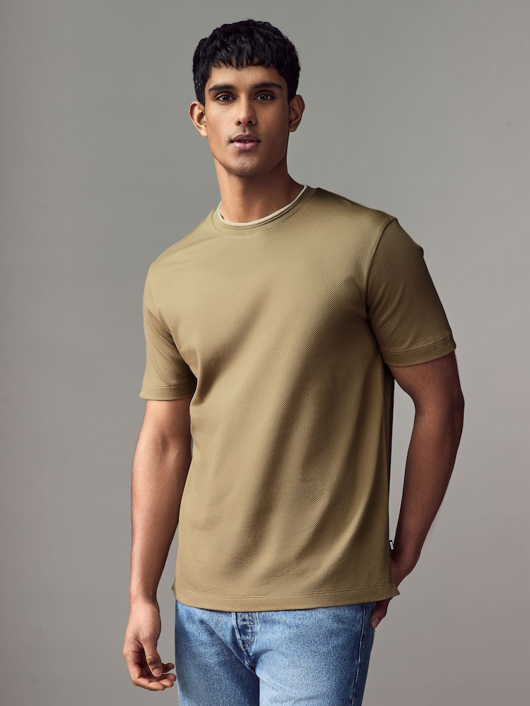 BOSS Natural Classic 100% Cotton T-Shirt - Image 1 of 4
