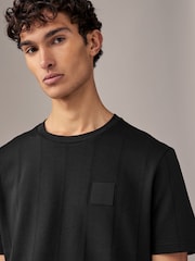 BOSS Black Tee Drop Needle Stitch Relaxed Fit T-Shirt - Image 3 of 4