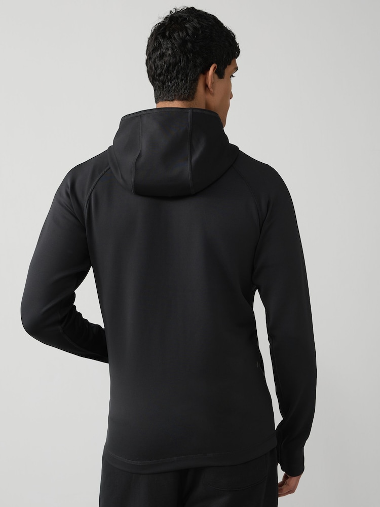 BOSS Reflective Active Stretch Zip Through Hoodie - Imagen 2 de 8