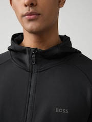 BOSS Reflective Active Stretch Zip Through Hoodie - Imagen 4 de 8