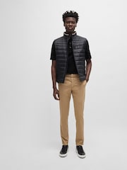 Negro - BOSS Double Monogram Mercerised 100% Cotton Polo Shirt - Imagen 2 de 5