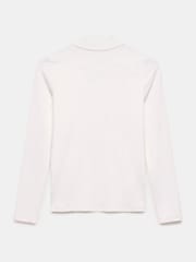 Mint Velvet White Layering Long Sleeve Top - Image 4 of 4