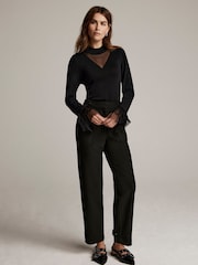 Mint Velvet Black Slim Trousers - Image 2 of 7