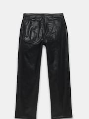Mint Velvet Black Coated Straight Jeans - Image 6 of 7
