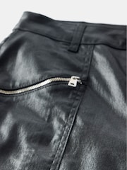 Mint Velvet Black Coated Straight Jeans - Image 7 of 7