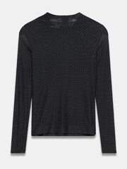 Mint Velvet Black Embellished Top - Image 4 of 4