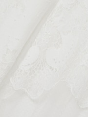 Reiss Ivory Emilia Lace Flared-Cuff Blouse - Image 8 of 8