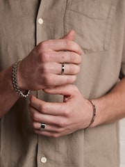 Orelia London Silver Tone Metal Stacking Ring Set - Image 2 of 3