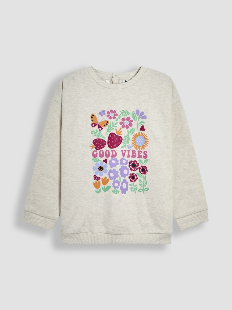 JoJo Maman Bébé Graphic Sweatshirt - صورة 1 من 3