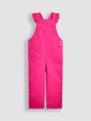 JoJo Maman Bébé Frill Shoulder Dungarees - صورة 1 من 3