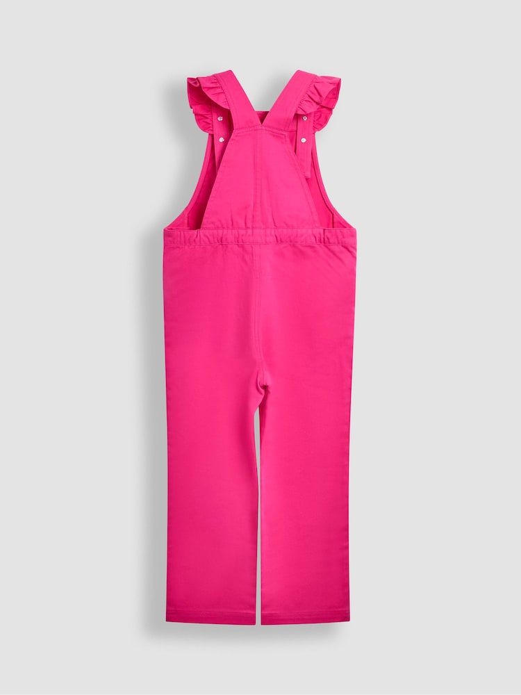 JoJo Maman Bébé Frill Shoulder Dungarees - صورة 2 من 3