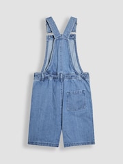 JoJo Maman Bébé Denim Short Dungarees - Imagen 2 de 3