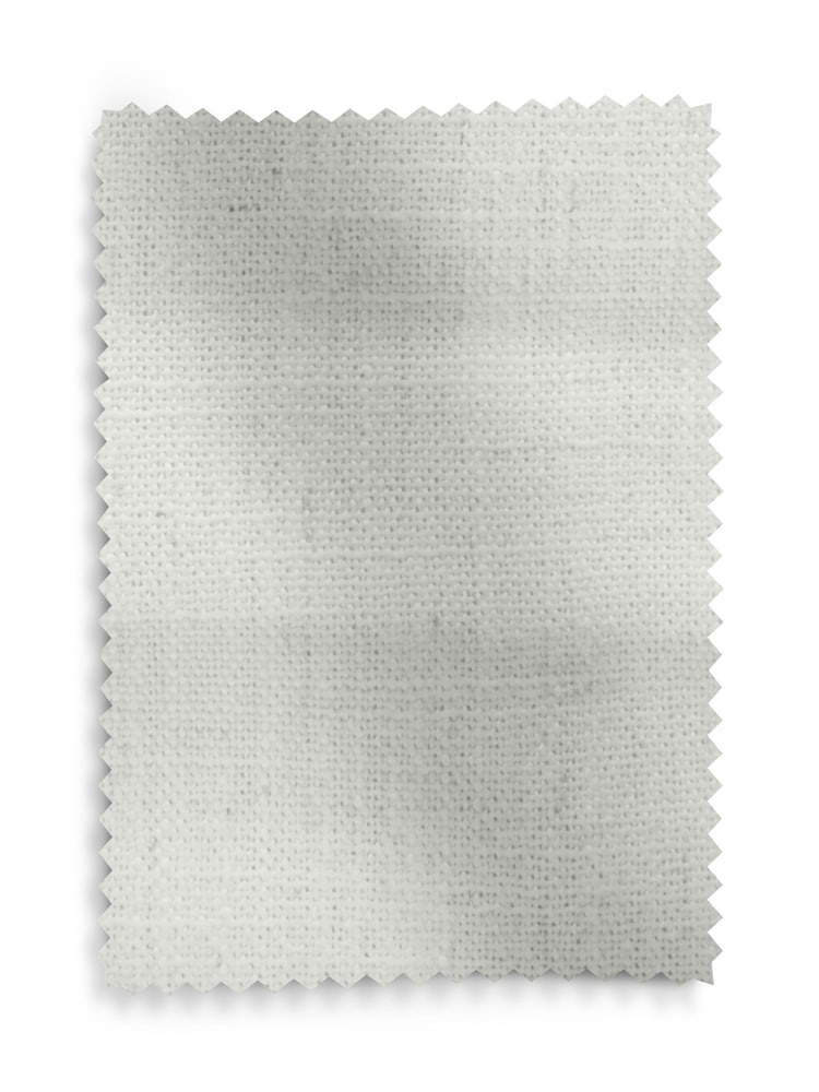 Natural/Green Ready Made Blackout Touch of Linen Border Roman Blind - Image 8 of 8