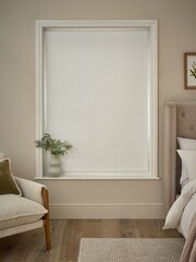 Natural Ready Made Roller Blackout Textured Blinds - Image 2 of 6